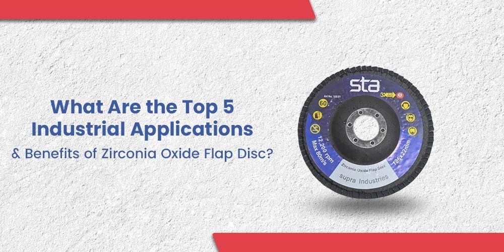 A Zirconia Oxide Flap Disc, demonstrating a product used for its specific industrial applications and benefits.