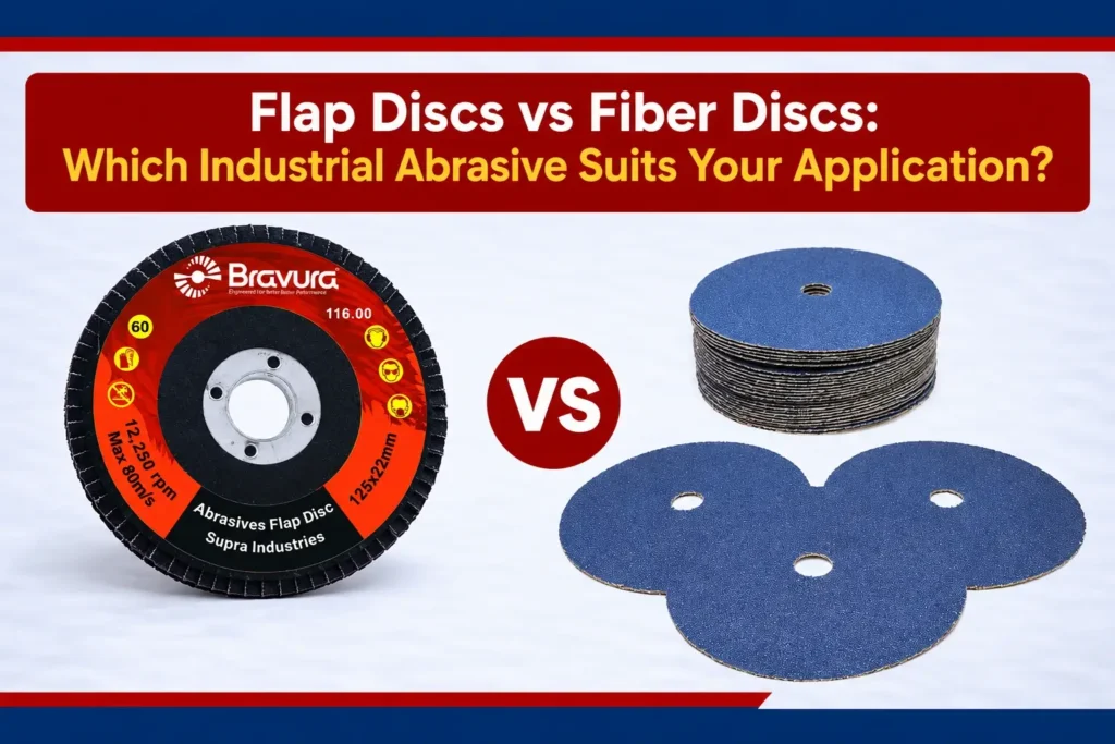 Flap discs vs fiber discs compared for heavy stock removal and precision weld seam blending